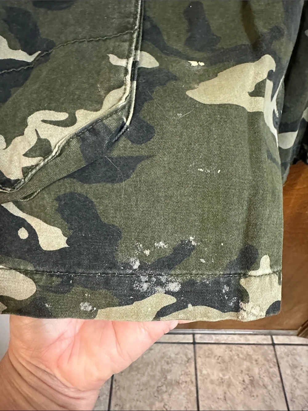 Tony Hawk Men's Camouflage Cargo Shorts - Green/Olive Camo